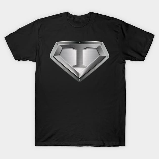 Steel Plated Diamond Shaped I T-Shirt by TheGraphicGuru